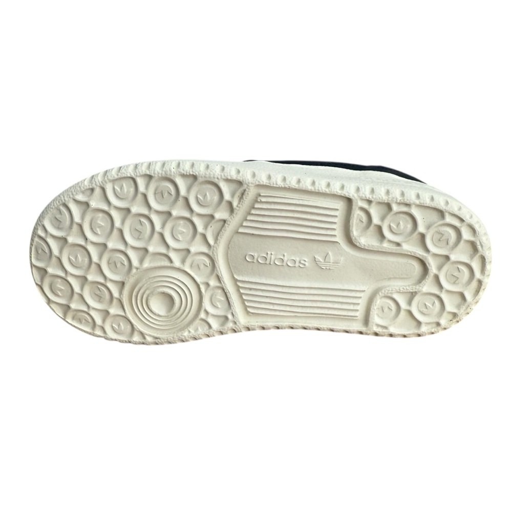 adidas Baby Forum Low Elastic Lace Sneaker Size 6K Black/White/Cream White Shoes - Picture 7 of 11